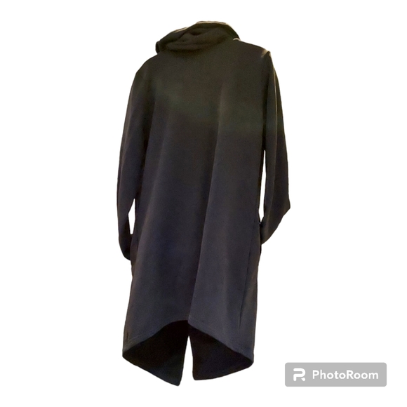 BatNorton Men Assymetric Hoodie Void Black Jacket Snap Button Punk Morph Sz L - Picture 3 of 12